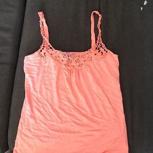 LF Coral Tank - Size M - Like New - Emma and Sam - Pink / Coral Tank